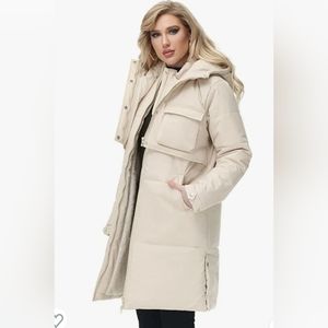Fleece Lined Hooded Long Coats